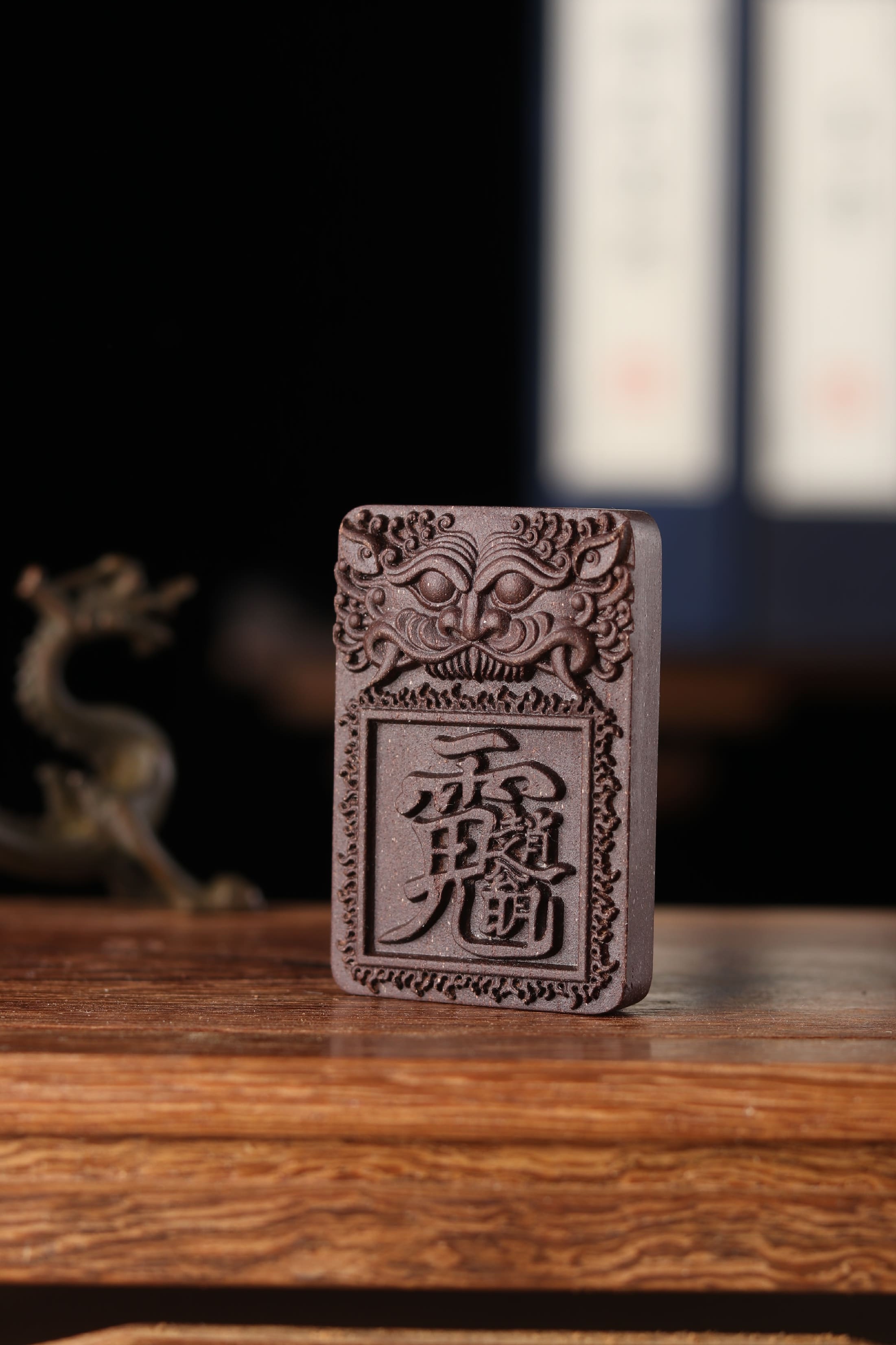 虎头令赵公明 4*1*6cm单面